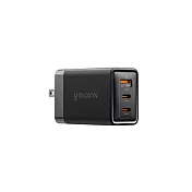GUXON古尚 65W氮化鎵GaN三孔萬國充電頭(1A2C) G6501 黑色