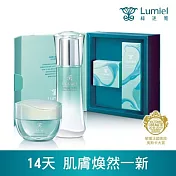 台鹽綠迷雅 超進化保濕特潤禮盒(超進化膠原活膚露120ml+超進化膠原特潤細緻霜30ml)_附提袋