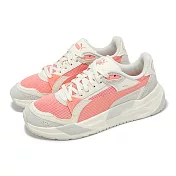 Puma 休閒鞋 Trinity 2 Jr 大童鞋 女鞋 米 粉紅 緩震 多功能 運動鞋 40149004