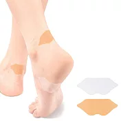 【E.dot】點斷直拉式隱形防磨腳跟貼 (超值2入組共30貼) 透明