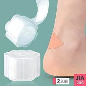 JIAGO 防磨腳跟貼-2組(共60片) 透明
