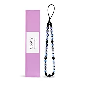 O’Pretty 歐沛媞 設計款水晶手機吊飾-多款任選 藍