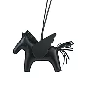 HERMES Rodeo Pegase MM Charm 飛馬吊飾 (黑色)
