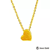 JoveGold漾金飾 蜜糖甜心黃金項鍊