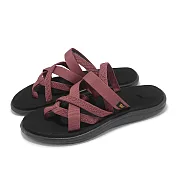 Teva 涼拖鞋 Voya Zillesa 女鞋 桃花心木紅 再生織帶拖鞋 快乾 拖鞋 1117032MMH