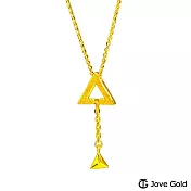 JoveGold漾金飾 契合黃金項鍊