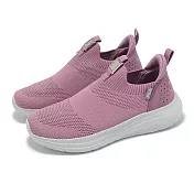 Fila 懶人鞋 Calmly 女鞋 粉紅 灰 襪套式 緩震 休閒鞋 斐樂 5J356Z994 23.5cm PINK/GREY