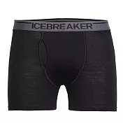 【紐西蘭Icebreaker】男 Anatomica 四角開口內褲-BF150 S 黑色