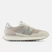 New Balance [WS237MSB] 女 休閒鞋 運動 復古 B楦 NB 237 緩震 舒適 灰奶杏
