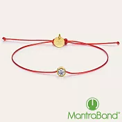 MANTRABAND 紅線單鑽手鍊 I AM STRONG AND POWERFUL 強大有力