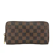 LV 棋盤格拉鏈長夾_展示品 (棕色)