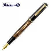 Pelikan 百利金 M200 鋼筆 棕石紋 筆尖-EF