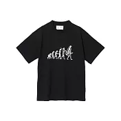 Nike Unisex Sneaker Evolution Tee 短袖 黑色 T恤 上衣 FN4255-010  XS 黑色