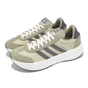 adidas 休閒鞋 City RNR 男鞋 女鞋 棕 麂皮 復古 厚底 運動鞋 愛迪達 JR8011 26.5cm BEIGE/BROWN