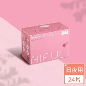 AIFULI艾芙麗 負離子日本高吸水分子日夜用衛生棉290mm 6片x4盒(24片超薄瞬吸/呵護敏感肌)