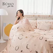 《BUHO》台製300織100%TENCEL純天絲™雙人薄被套 《花林約定》