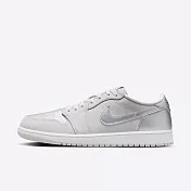 Nike Air Jordan 1 Retro Low OG [CZ0790-002] 男 休閒鞋 復古 喬丹 金屬銀