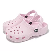 Crocs 洞洞鞋 Classic Clog K 中大童 經典小克駱格 牛奶粉 童鞋 涼鞋 卡駱馳 2069916ZW 20cm PINK MILK
