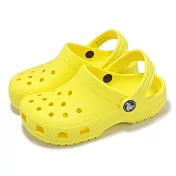 Crocs 洞洞鞋 Classic Clog K 中大童 經典小克駱格 賽博黃 童鞋 涼鞋 卡駱馳 20699177J