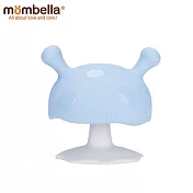 英國《mombella》啾比小蘑菇固齒器 淡藍