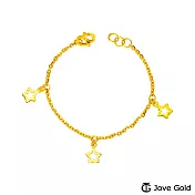JoveGold漾金飾 明日之星彌月黃金手鍊