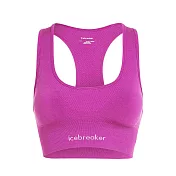 【紐西蘭Icebreaker 】女 Zoneknit™ 無縫線運動內衣(附內襯)-260 XL 亮粉紅
