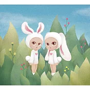 【玲廊滿藝】徐乙白-夥伴25.4x25.4cm