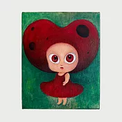 【玲廊滿藝】徐乙白-缺心17.5x14cm