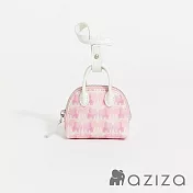 aziza 小象圖騰迷你掛飾貝殼包  果凍粉