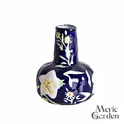 【Meric Garden】璽韻雅繪陶瓷花瓶/裝飾花瓶/桌面擺飾_2款任選 藍韻金輝