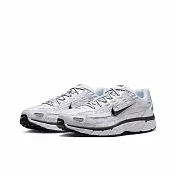 Nike P-6000 White Metallic Silver Black 白銀黑 復古 緩震 休閒鞋 運動鞋 男鞋 CD6404-107  26cm 白銀黑