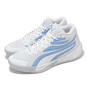 Puma 籃球鞋 Court Pro 男鞋 白 藍 緩衝 入門款 運動鞋 31082909 28cm WHITE/BLUE