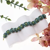 【PinkyPinky Boutique】月牙之夢 手工編織手鍊 (酪梨果綠色)