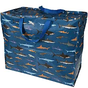 英國 Rex London 衣物/棉被超大多功能防水環保收納袋/萬用袋_ 鯊魚