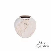 【Meric Garden】法式侘寂瓏華織憶陶瓷花瓶/裝飾花瓶/桌面擺飾_S