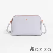aziza ELSIE三層斜背貝殼包-大  薰衣紫