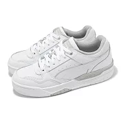 Puma 休閒鞋 Rebound Retro 男鞋 白 灰 復古 小白鞋 緩震 40019701