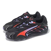 Puma 休閒鞋 Inhale 男鞋 黑 紅 拼接 反光 運動鞋 40156002