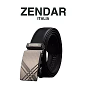 【ZENDAR】臺灣總代理 限量2折 頂級小牛皮皮革男用皮帶 全新專櫃展示品 6801M(送禮盒提袋)