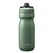 【美國 CamelBak】530ml Podium 競速真空保冰單車水瓶- 青苔綠