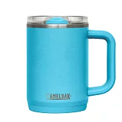 【美國 CamelBak】500ml Thrive Mug 防漏不鏽鋼日用保溫馬克杯(保冰)- 北歐藍