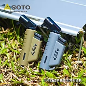 日本SOTO L型填充式掌中點火器 ST-486限定系列 -  月球灰(ST-486HGY)