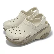 Crocs 洞洞鞋 Bubble Crush Clog 男女鞋 貝殼泡芙 厚底克駱格 土棕 卡駱馳 210061214 25cm TAUPE