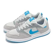 Nike 滑板鞋 SB Alleyoop GS 大童 女鞋 灰 藍 麂皮 板鞋 休閒鞋  CJ0883-002