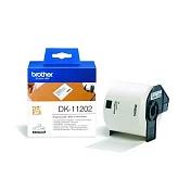 兄弟牌 BROTHER 白底黑字 62x100mm (300張) 定型標籤帶 / 盒 DK-11202
