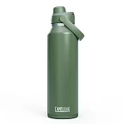 【美國 CamelBak】1000ml Chug 不鏽鋼彈蓋運動保溫瓶(保冰)- 青苔綠