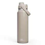 【美國 CamelBak】1000ml Chug 不鏽鋼彈蓋運動保溫瓶(保冰)- 象牙白