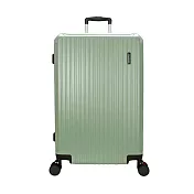 DF travel - 佛羅倫薩 ABS耐磨附杯架TSA內崁式海關密碼鎖 USB 雙排靜音飛機輪20吋行李箱-多色可選 佛羅綠