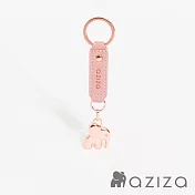 aziza 小象造型鑰匙圈  甜心粉