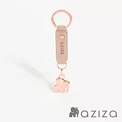aziza 小象造型鑰匙圈  卡其駝